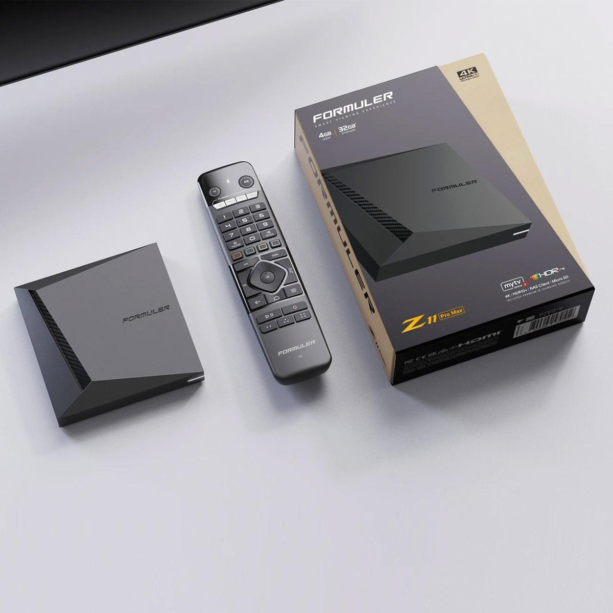 FORMULER Z10 4K UHD Android 10.0 Ip-Receiver Dual-Wifi, Bluetooth